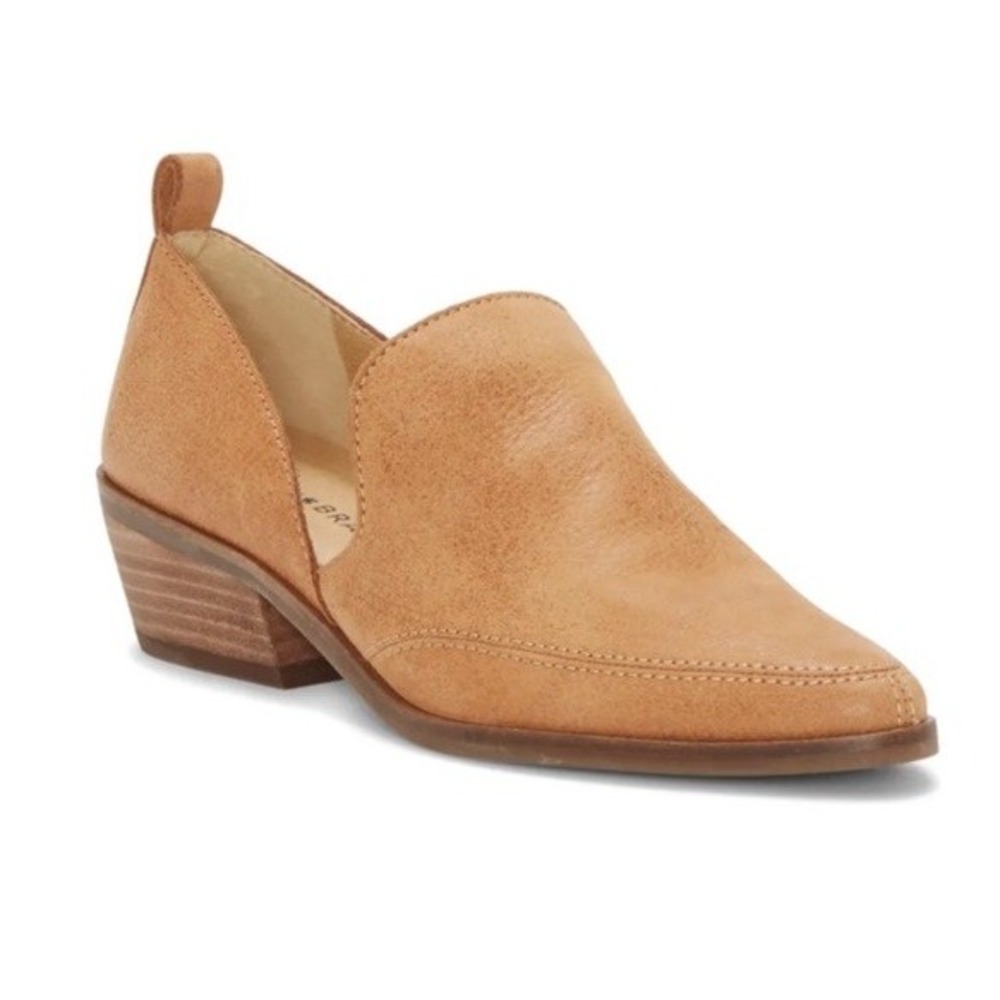 Lucky Brand Womens Mahzan Western Inspired Pointed Toe Loafers Soft Leather 10